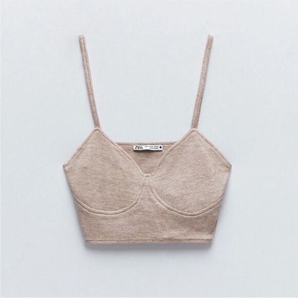 🌸✨ Zara Crop Top - Size Small - Super Soft Material - Picture 1 of 5